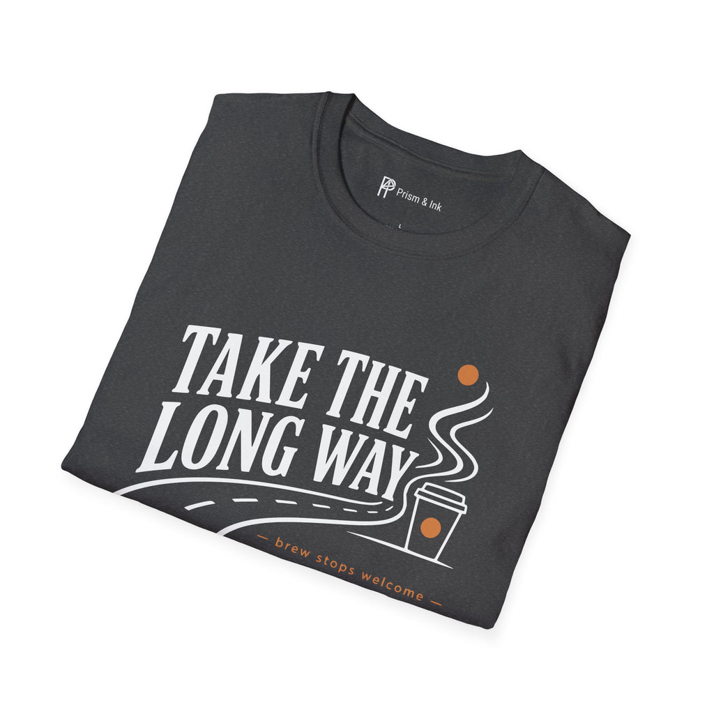 Take The Long Way Coffee Road Trip T-Shirt