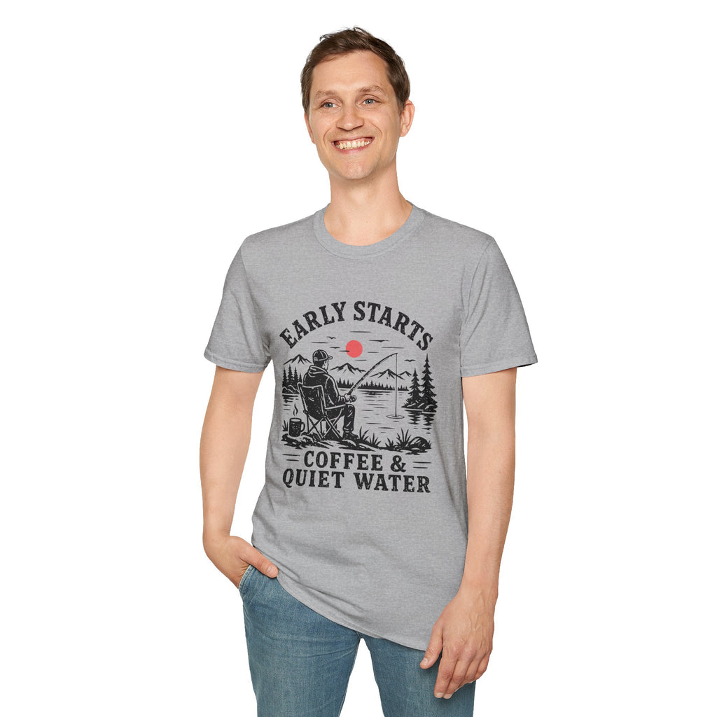 Early Starts Coffee & Quiet Water T-Shirt