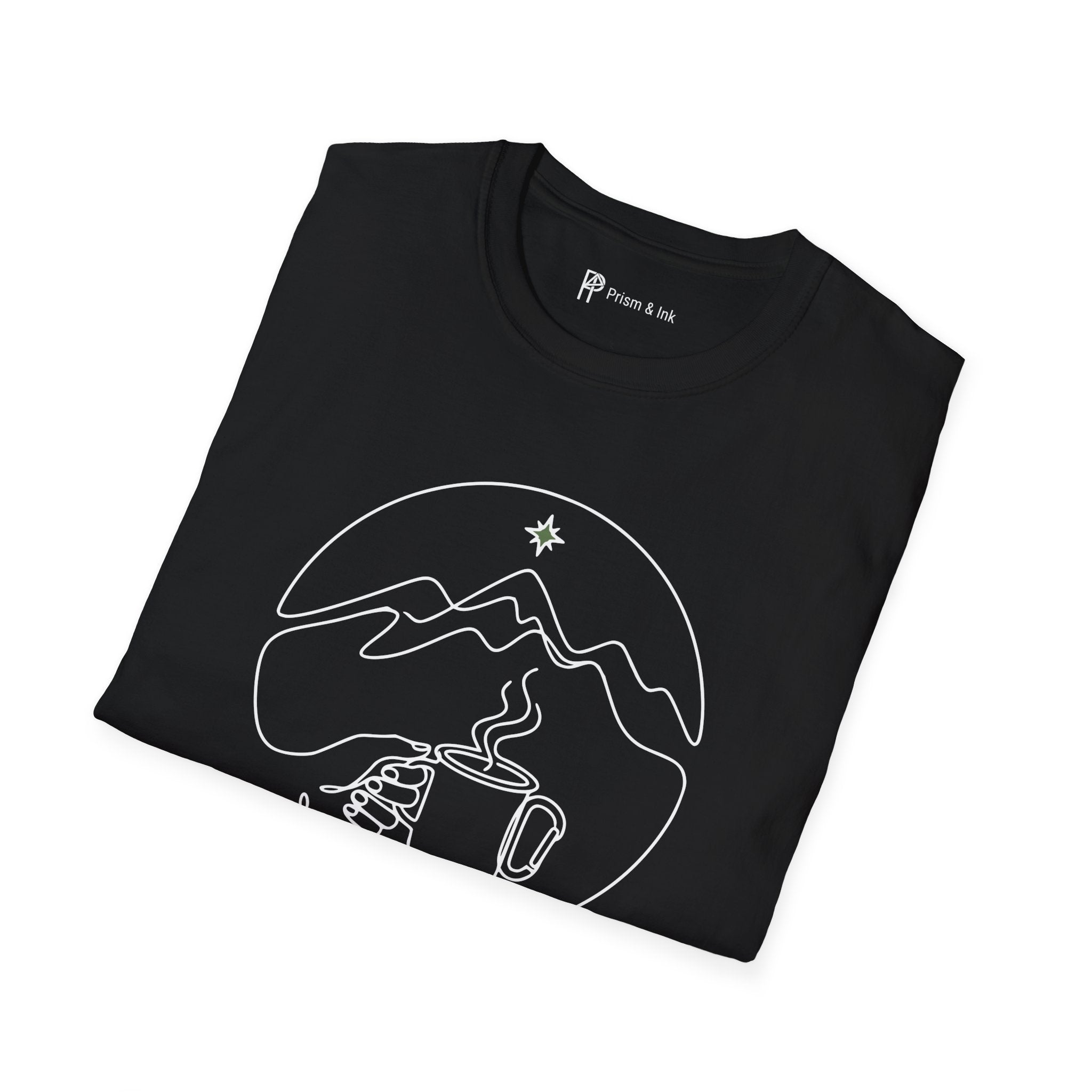 Mountain Calling Minimalist Camping Mug T-Shirt