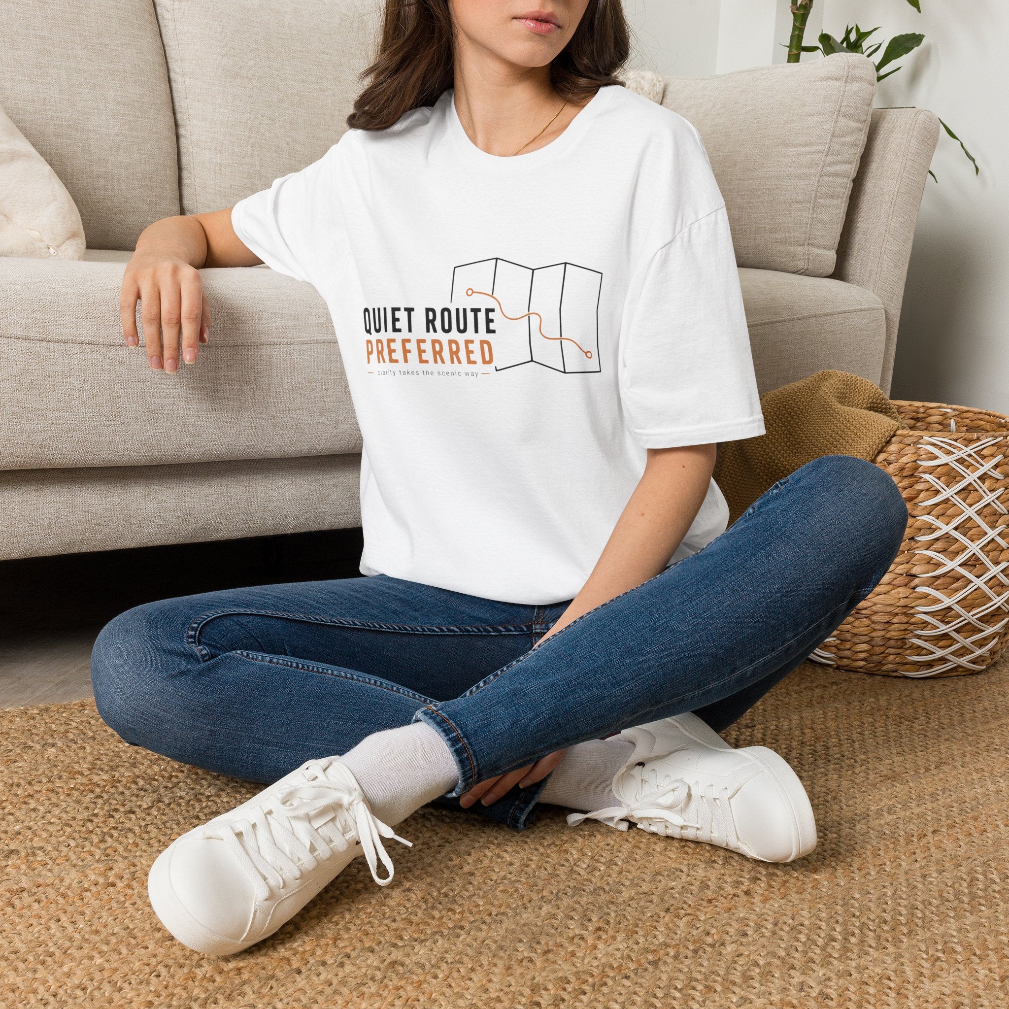 Quiet Route Preferred Minimalist Scenic Route T-Shirt