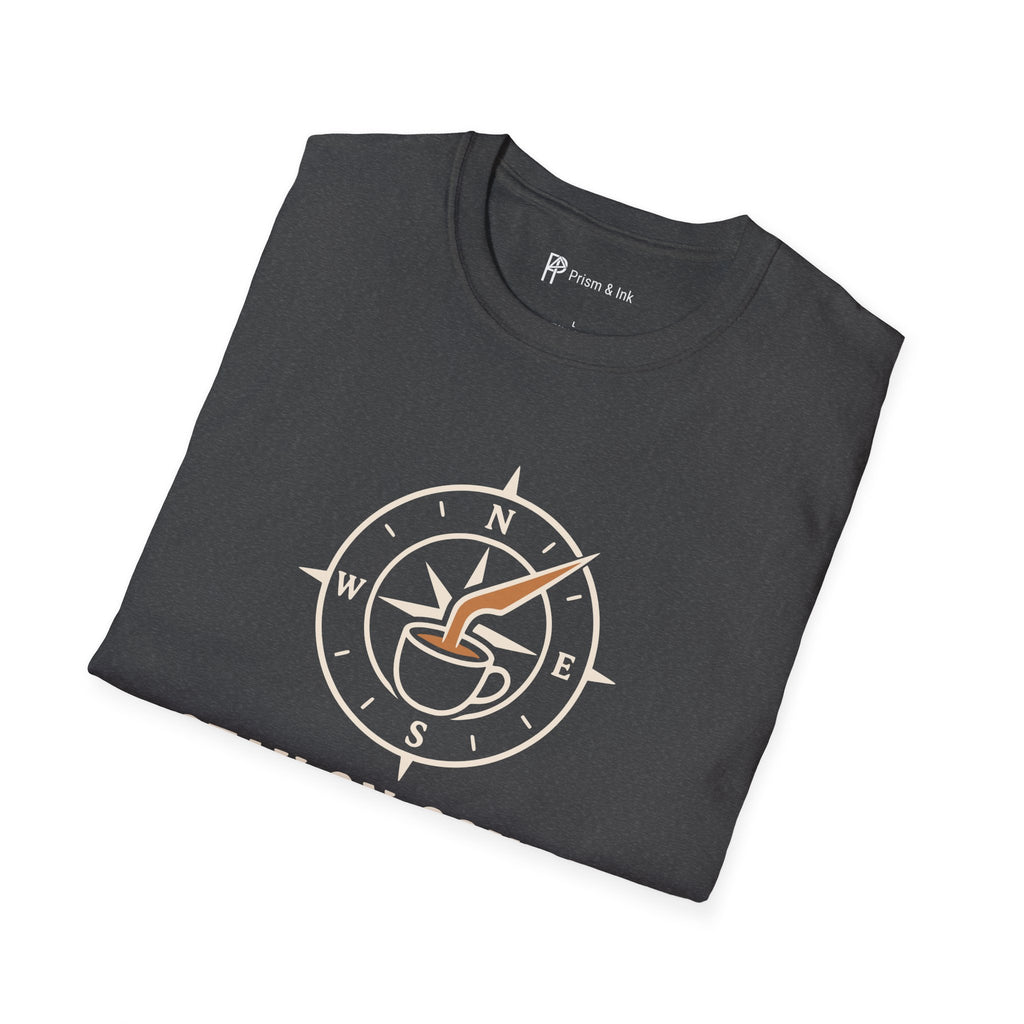 Stay On Course Nautical Compass Coffee T-Shirt