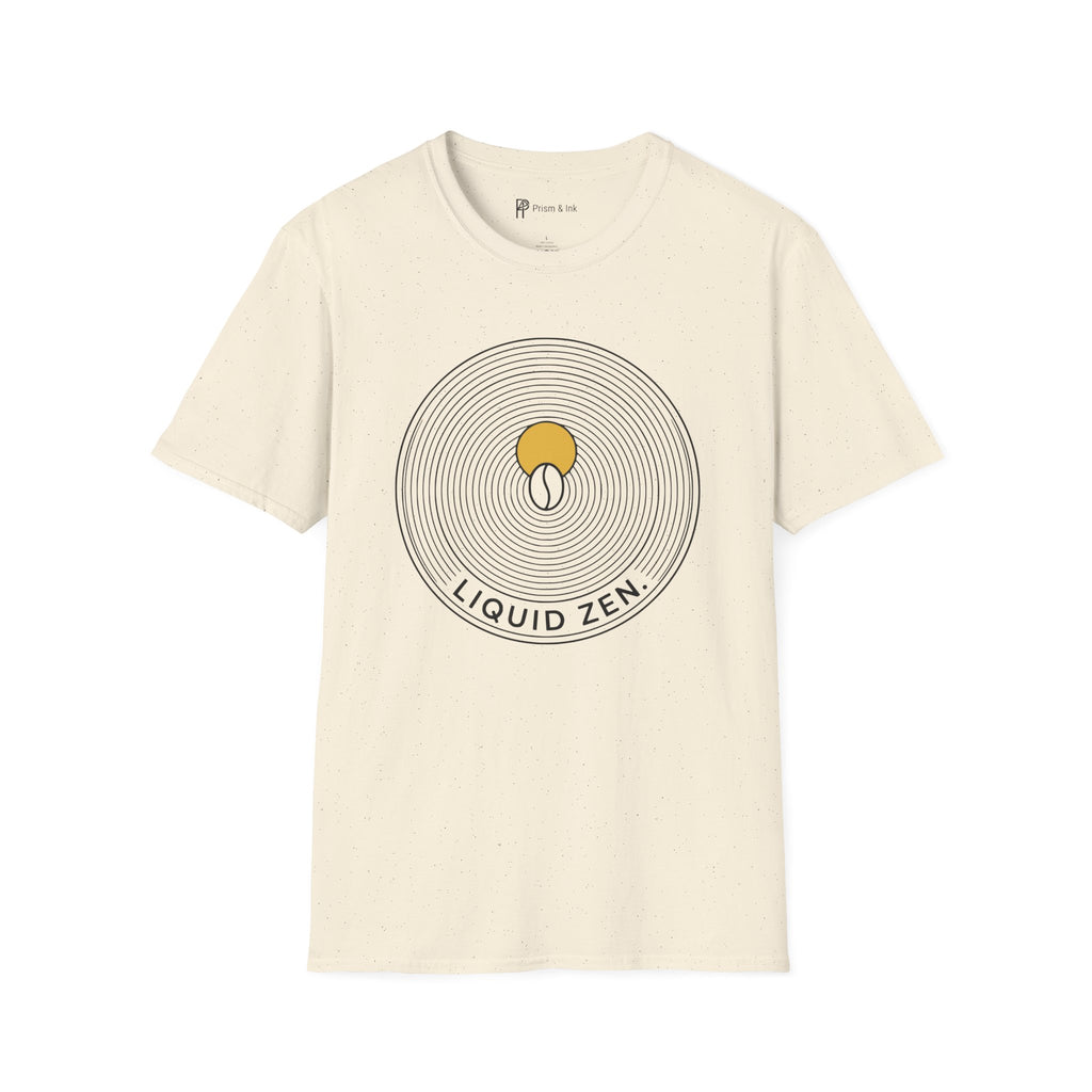 Liquid Zen Minimalist Coffee Bean T-Shirt