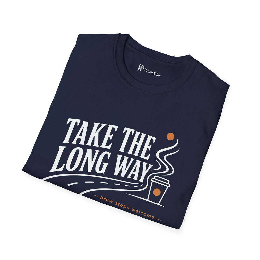 Take The Long Way Coffee Road Trip T-Shirt