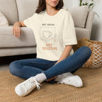 Not Social Just Selective Coffee Reading T-Shirt