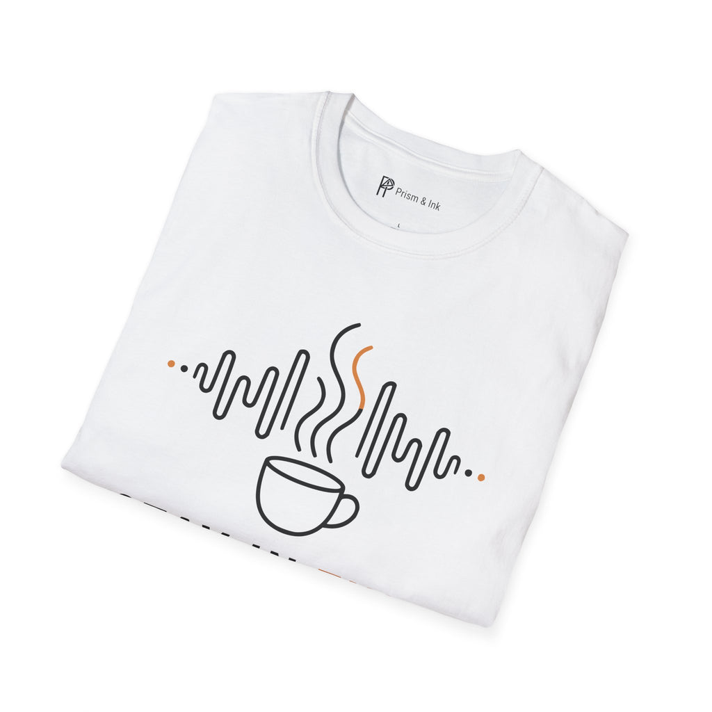 Stay In Tune Frequency Wave Coffee T-Shirt