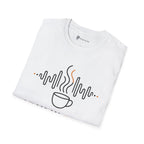 Stay In Tune Frequency Wave Coffee T-Shirt