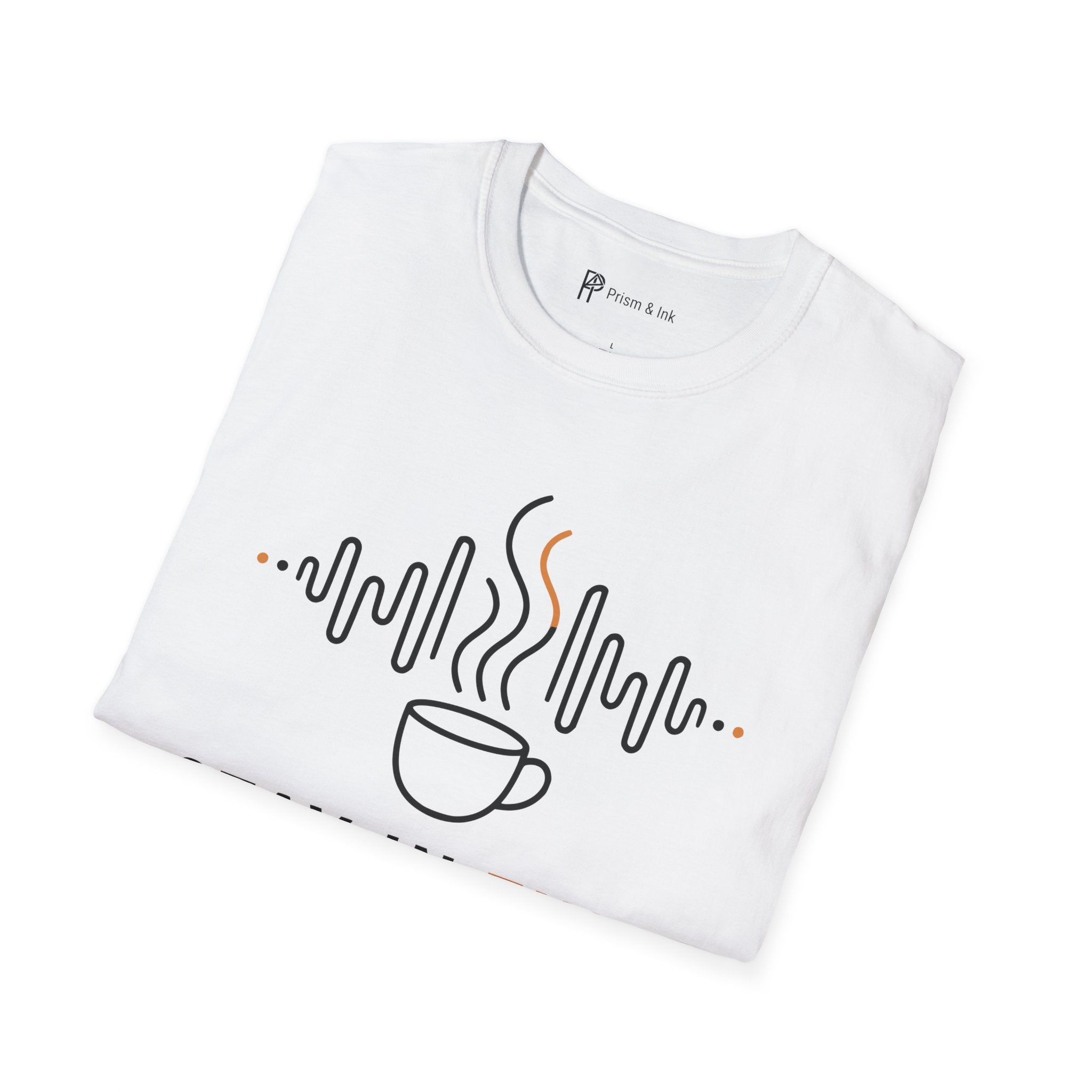 Stay In Tune Frequency Wave Coffee T-Shirt