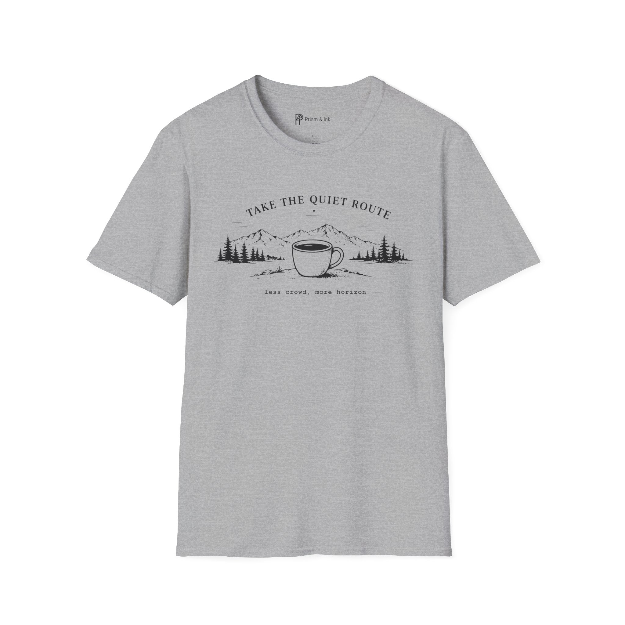 Take The Quiet Route Coffee T-Shirt