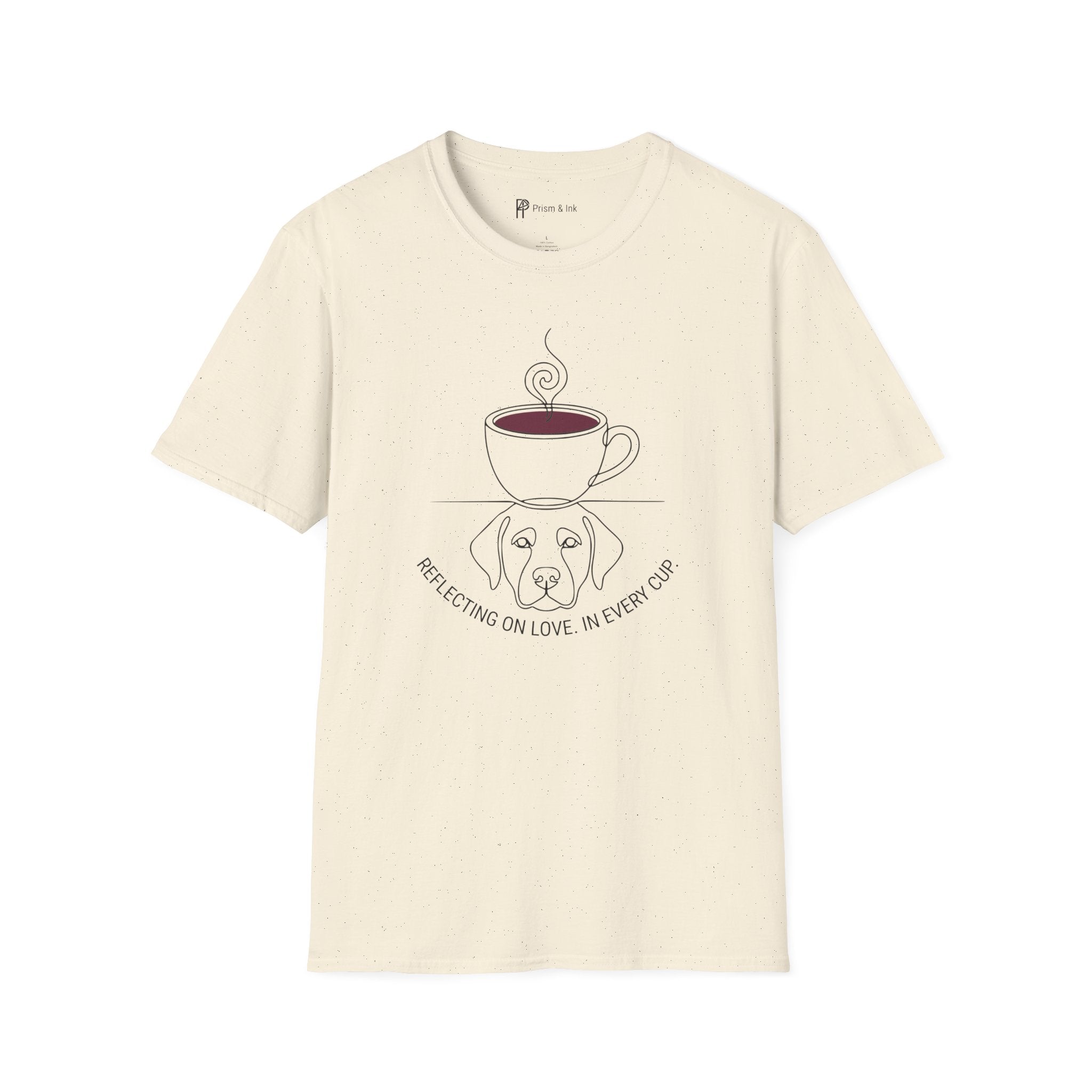 Reflecting on Love Dog Coffee T-Shirt