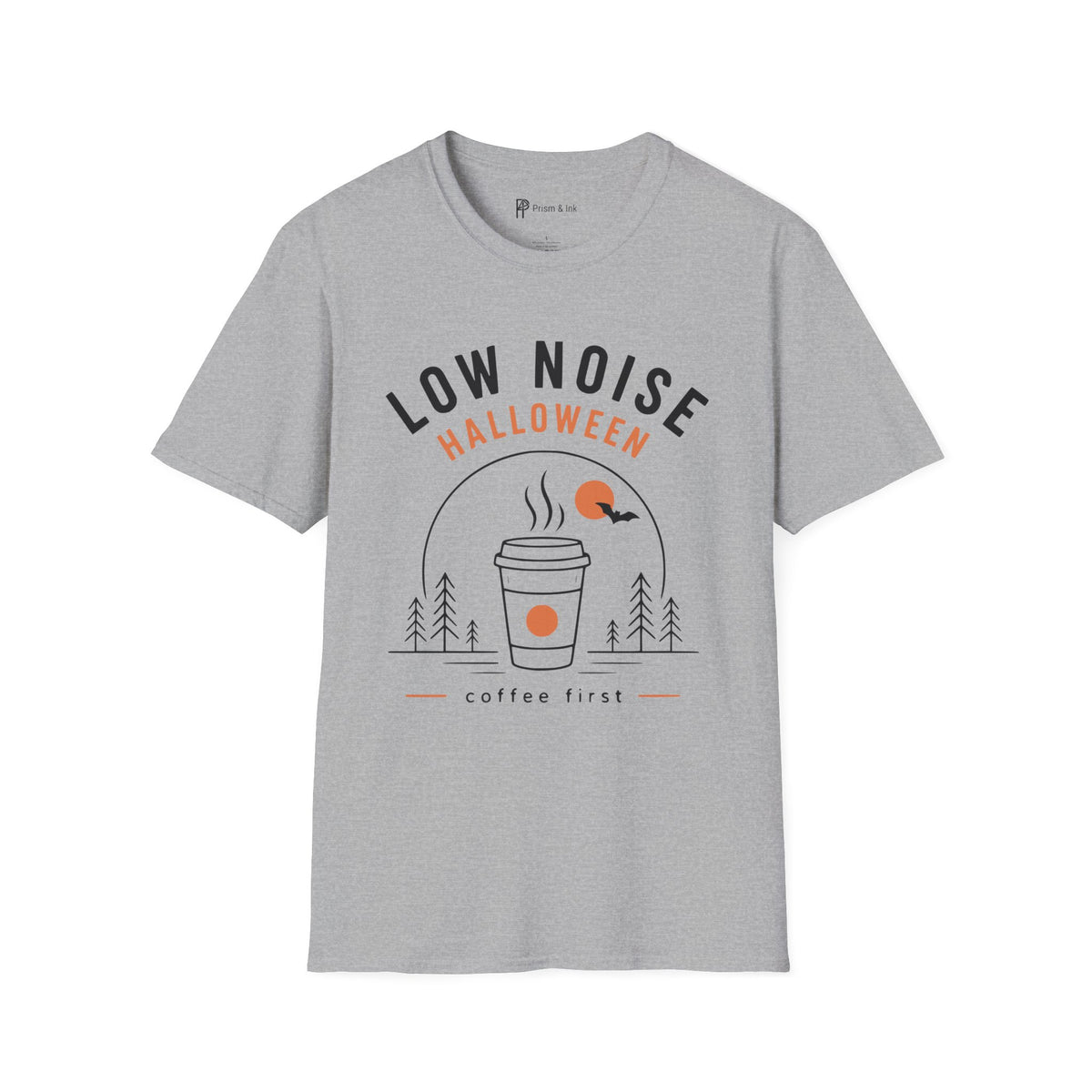 Low Noise Halloween Coffee First T-Shirt