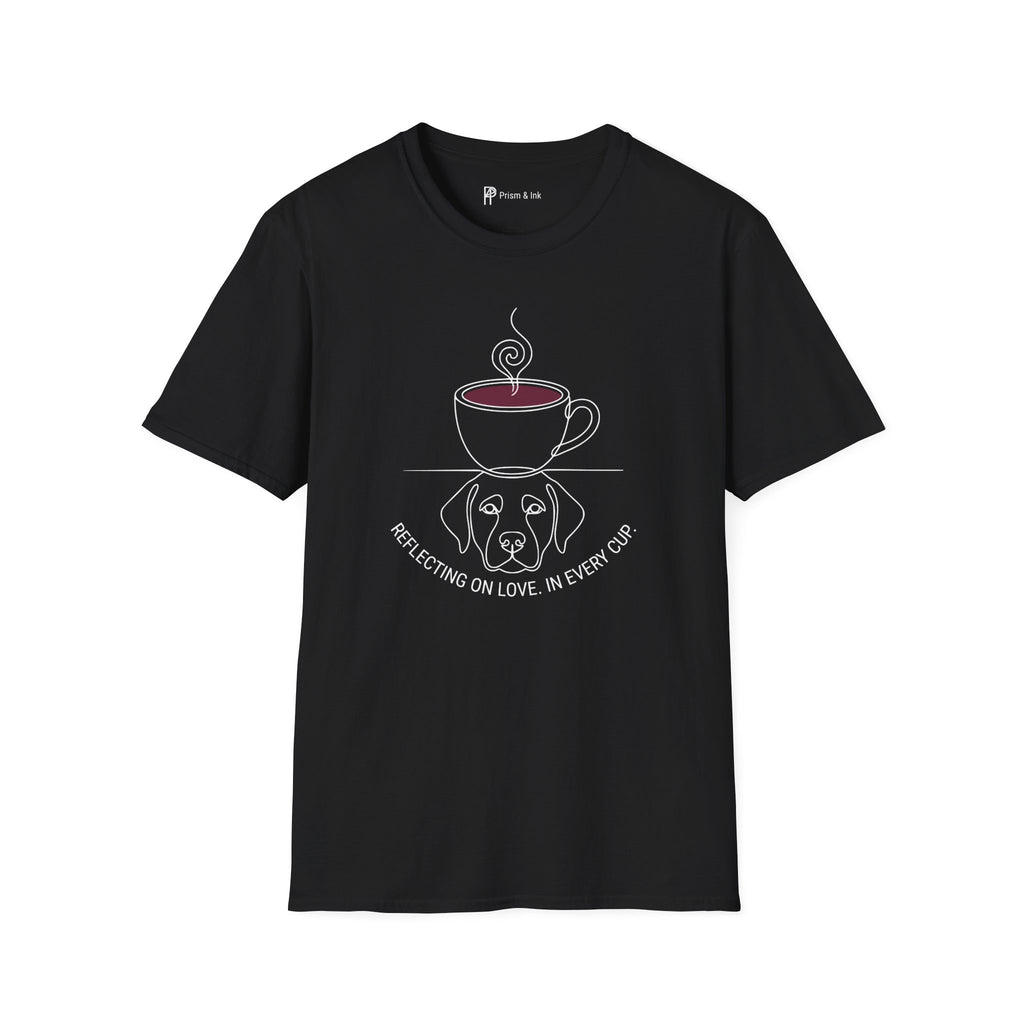 Reflecting on Love Dog Coffee T-Shirt