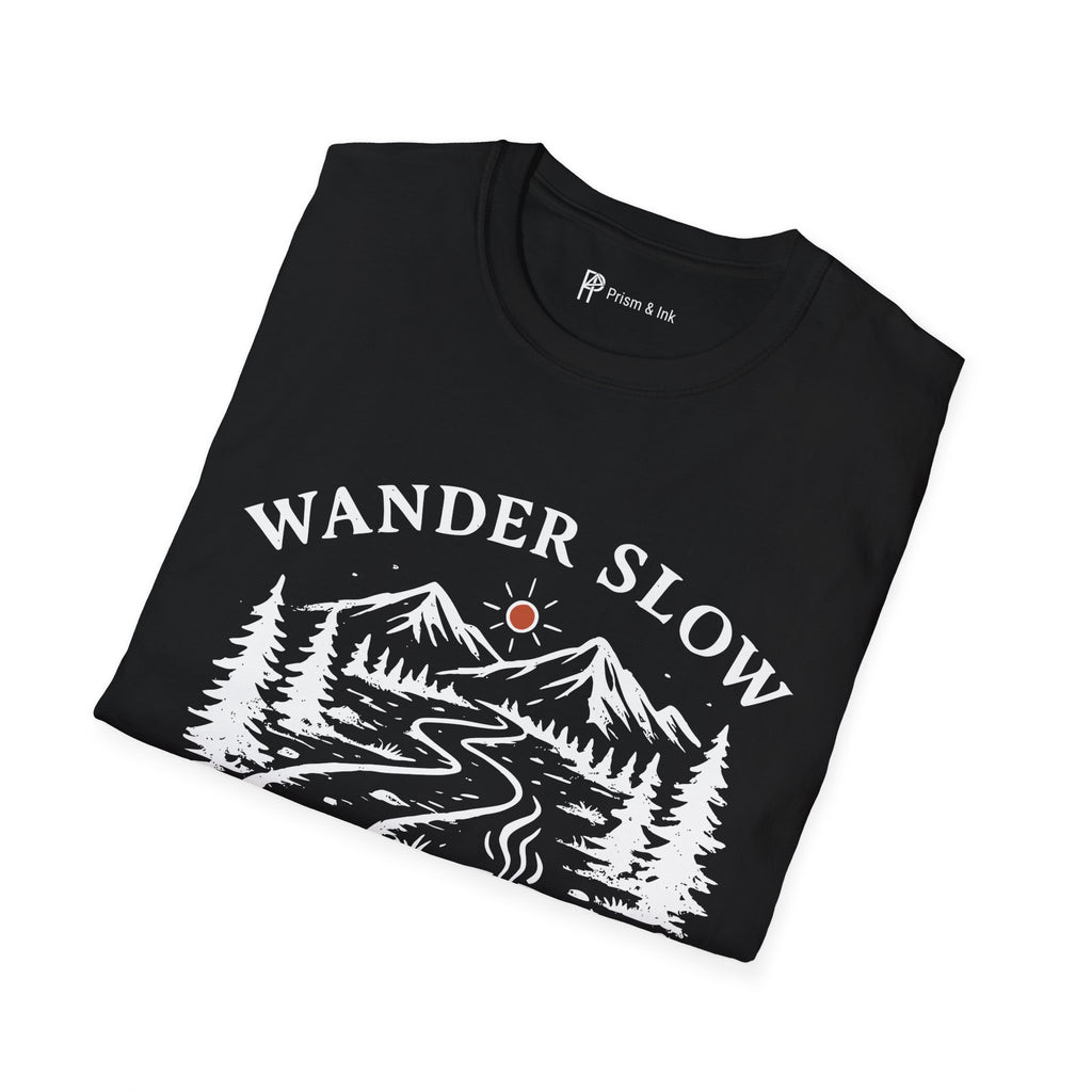"Wander Slow" Mountain Trail T-Shirt