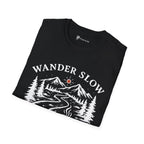 "Wander Slow" Mountain Trail T-Shirt