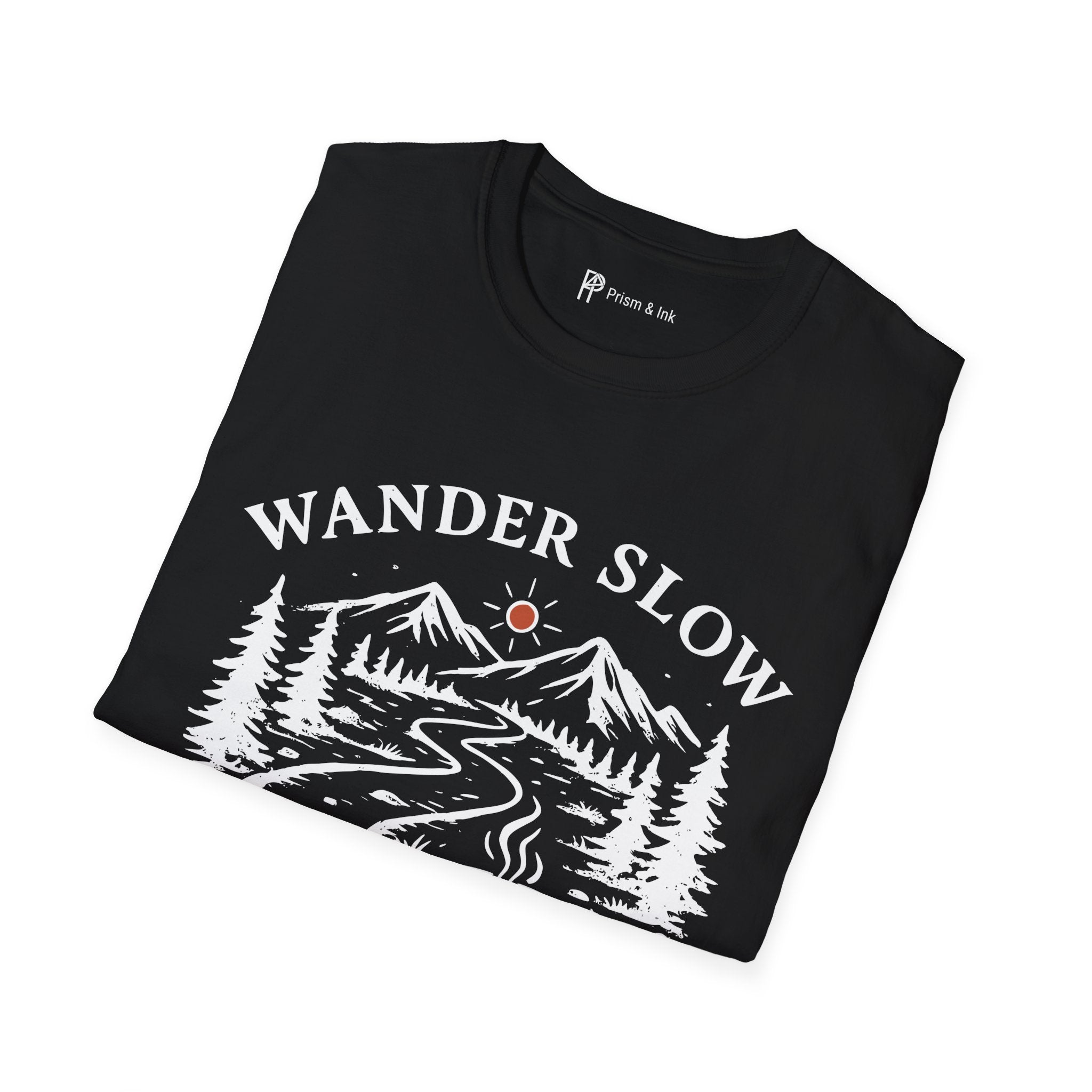 "Wander Slow" Mountain Trail T-Shirt