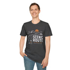 Scenic Route No Small Talk Coffee Roadtrip T-Shirt