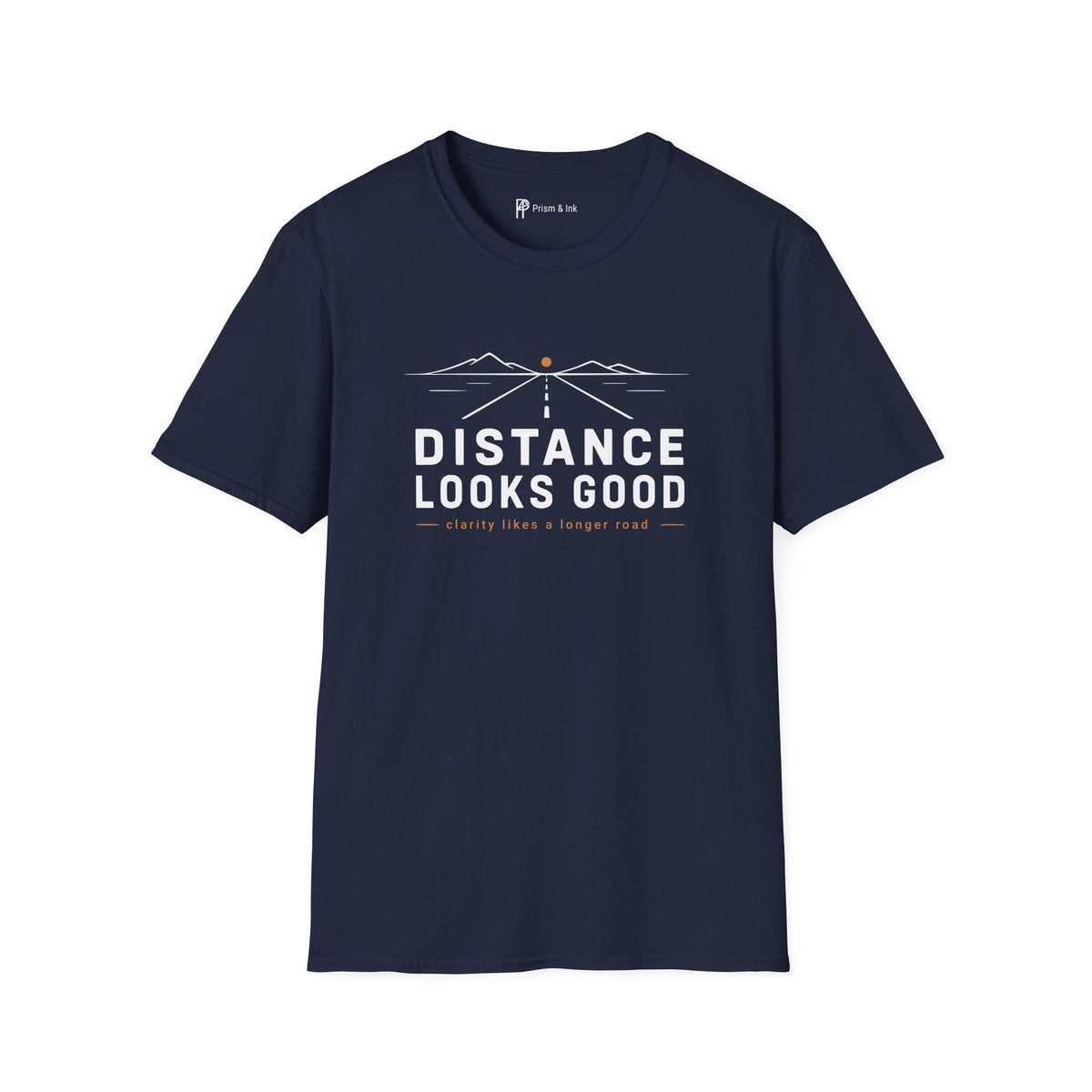 Distance Looks Good Minimalist Road Trip T-Shirt