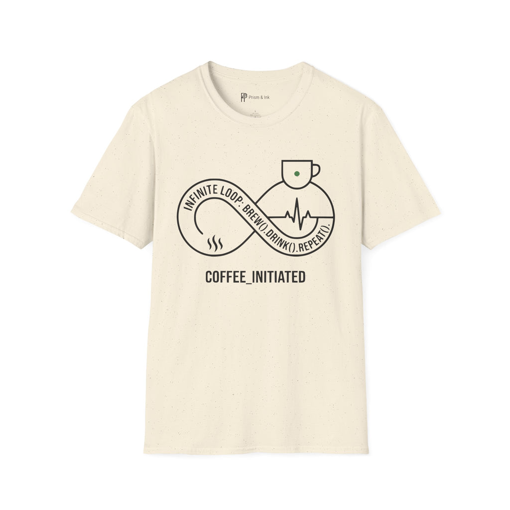 Coffee Initiated Infinite Loop Programmer T-Shirt
