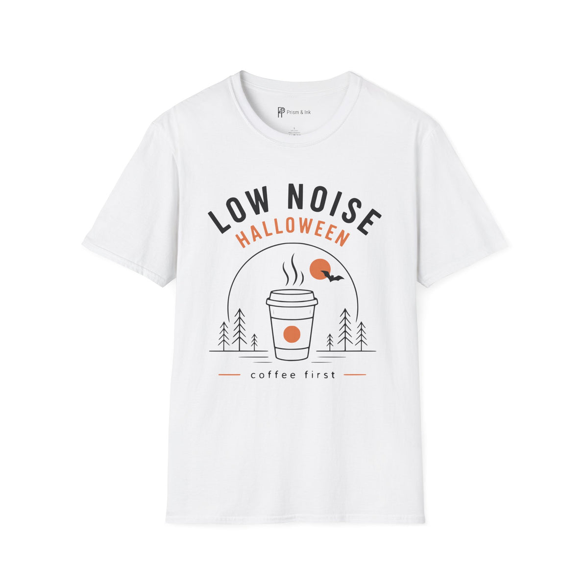 Low Noise Halloween Coffee First T-Shirt