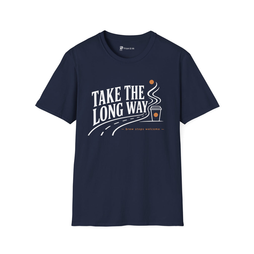 Take The Long Way Coffee Road Trip T-Shirt
