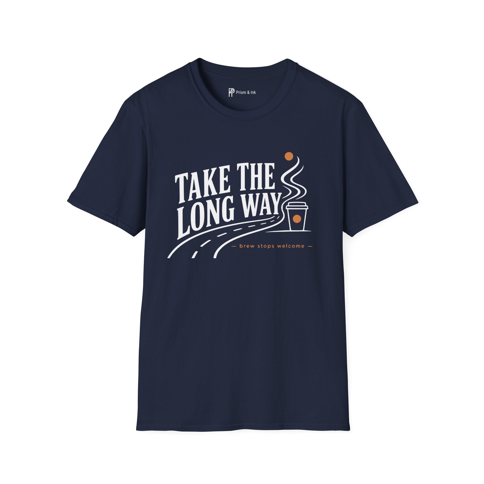Take The Long Way Coffee Road Trip T-Shirt