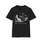 Quiet Coffee Escape Mountain Camping T-Shirt