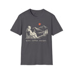 Quiet Coffee Escape Mountain Camping T-Shirt