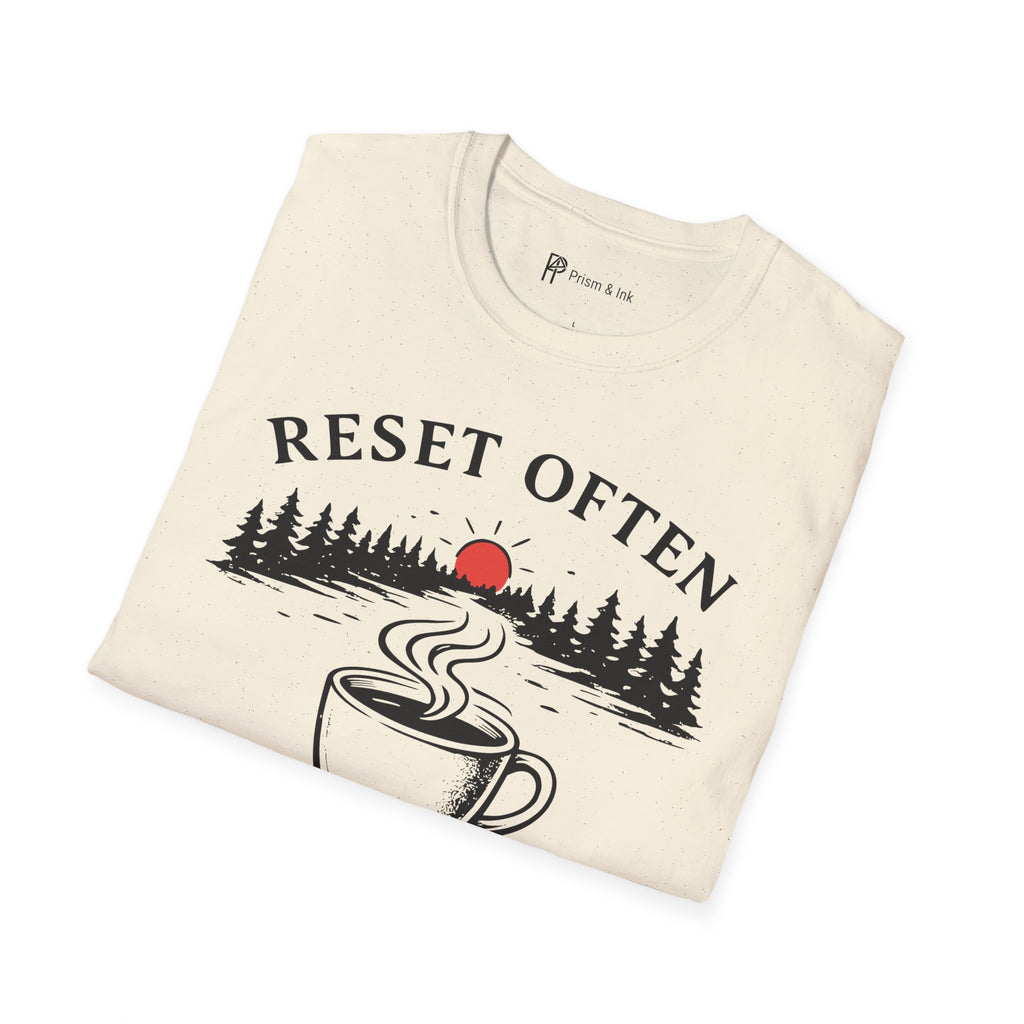 Reset Often Coffee T-Shirt