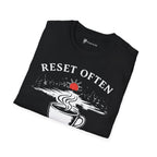 Reset Often Coffee T-Shirt