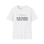 Distance Looks Good Minimalist Road Trip T-Shirt
