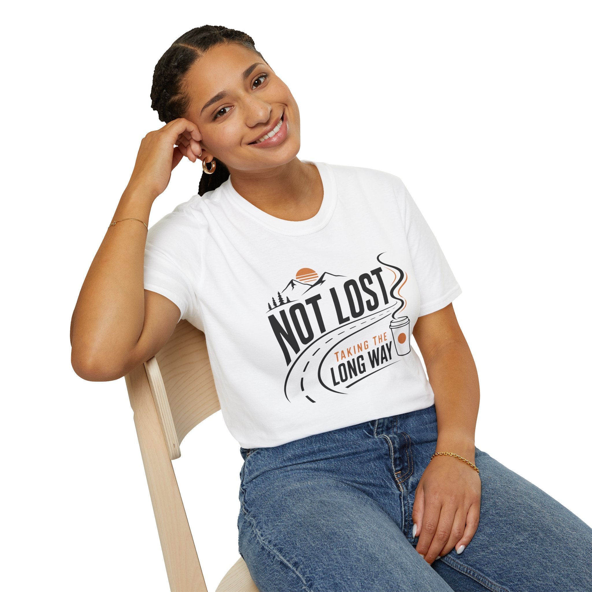Not Lost Taking The Long Way Coffee T-Shirt