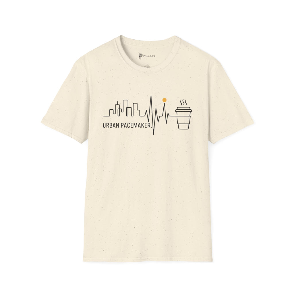 Urban Pacemaker City Skyline Heartbeat Coffee T-Shirt