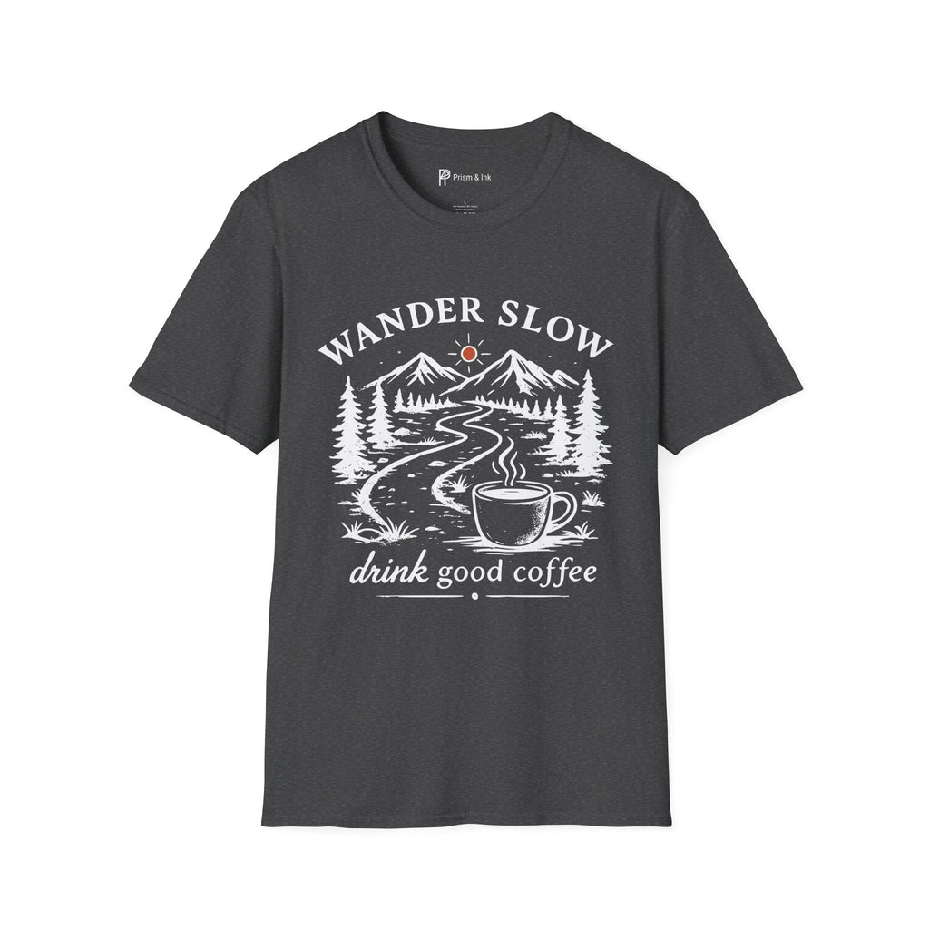 "Wander Slow" Mountain Trail T-Shirt