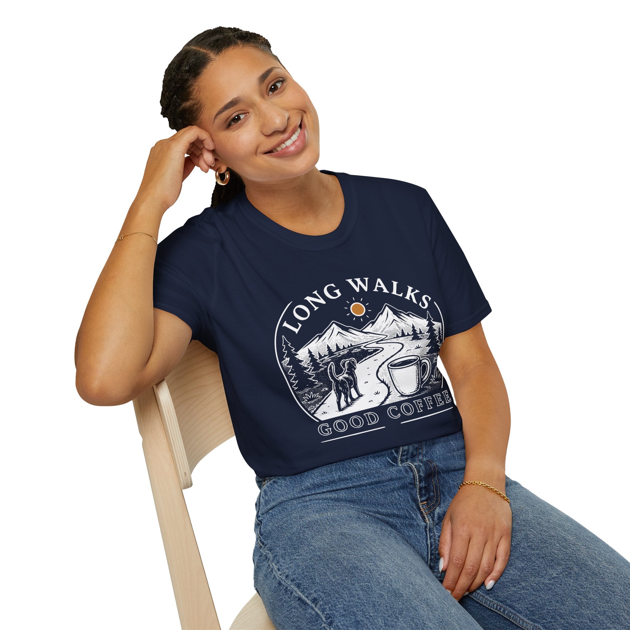 Long Walks & Good Coffee T-Shirt