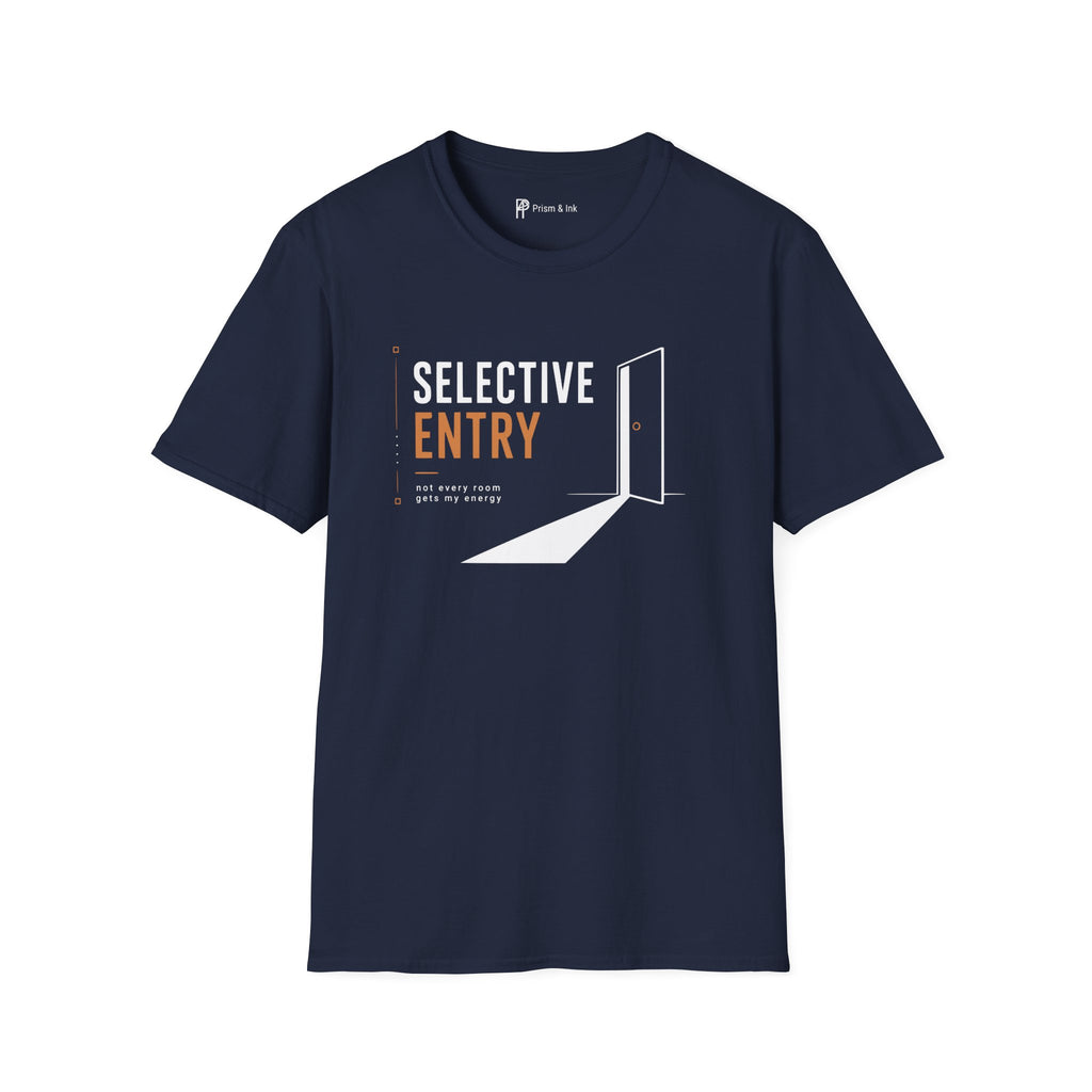 Selective Entry Minimalist Introvert Boundary T-Shirt