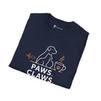 Paws Claws Coffee Pet Lover T-Shirt