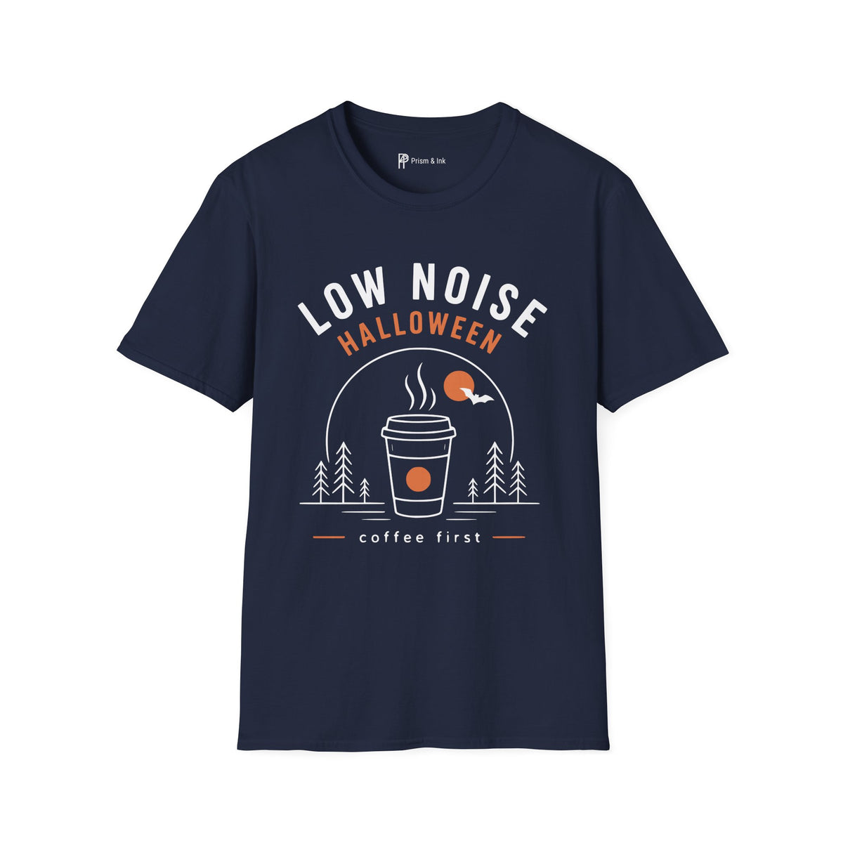 Low Noise Halloween Coffee First T-Shirt