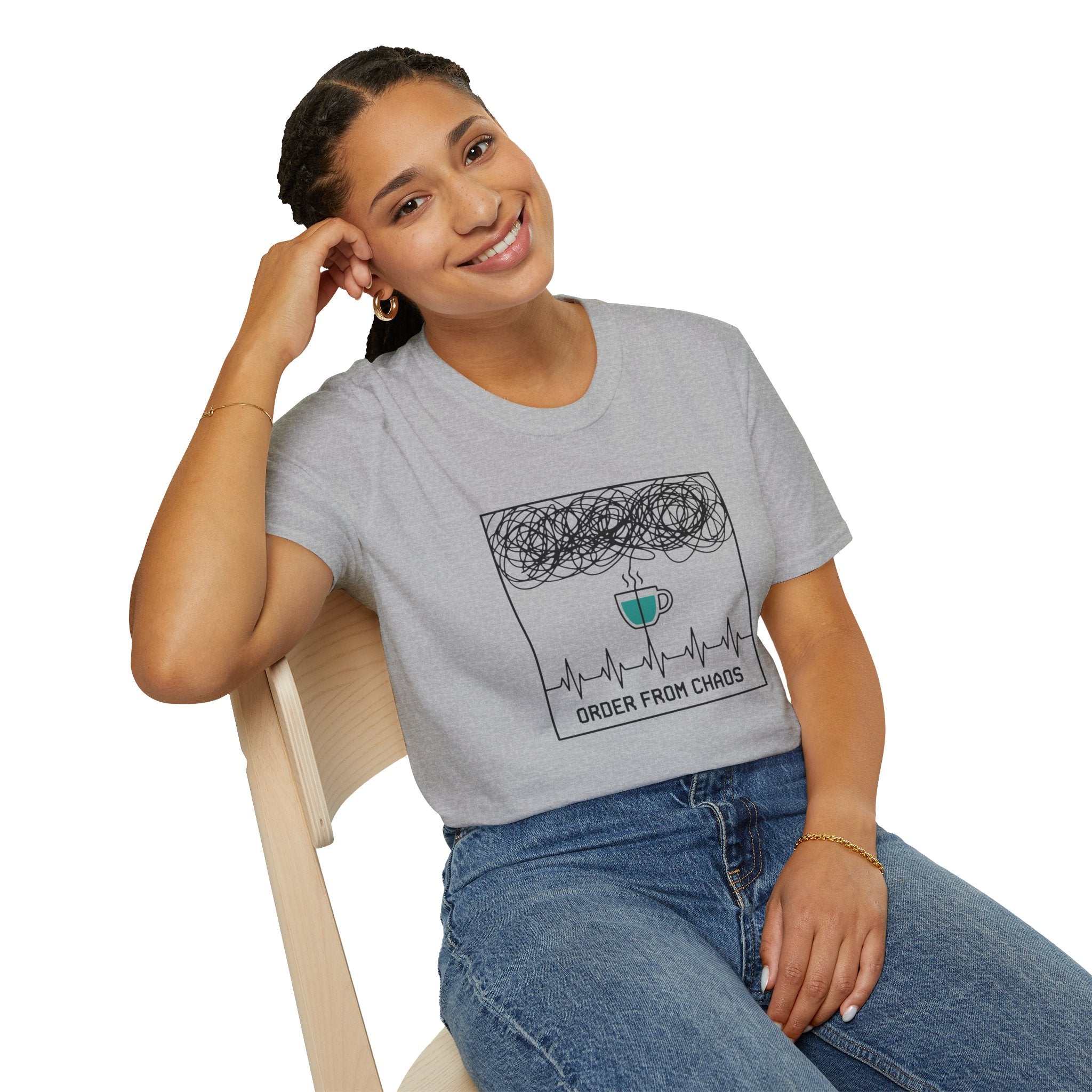 Order From Chaos Minimalist Philosophy T-Shirt