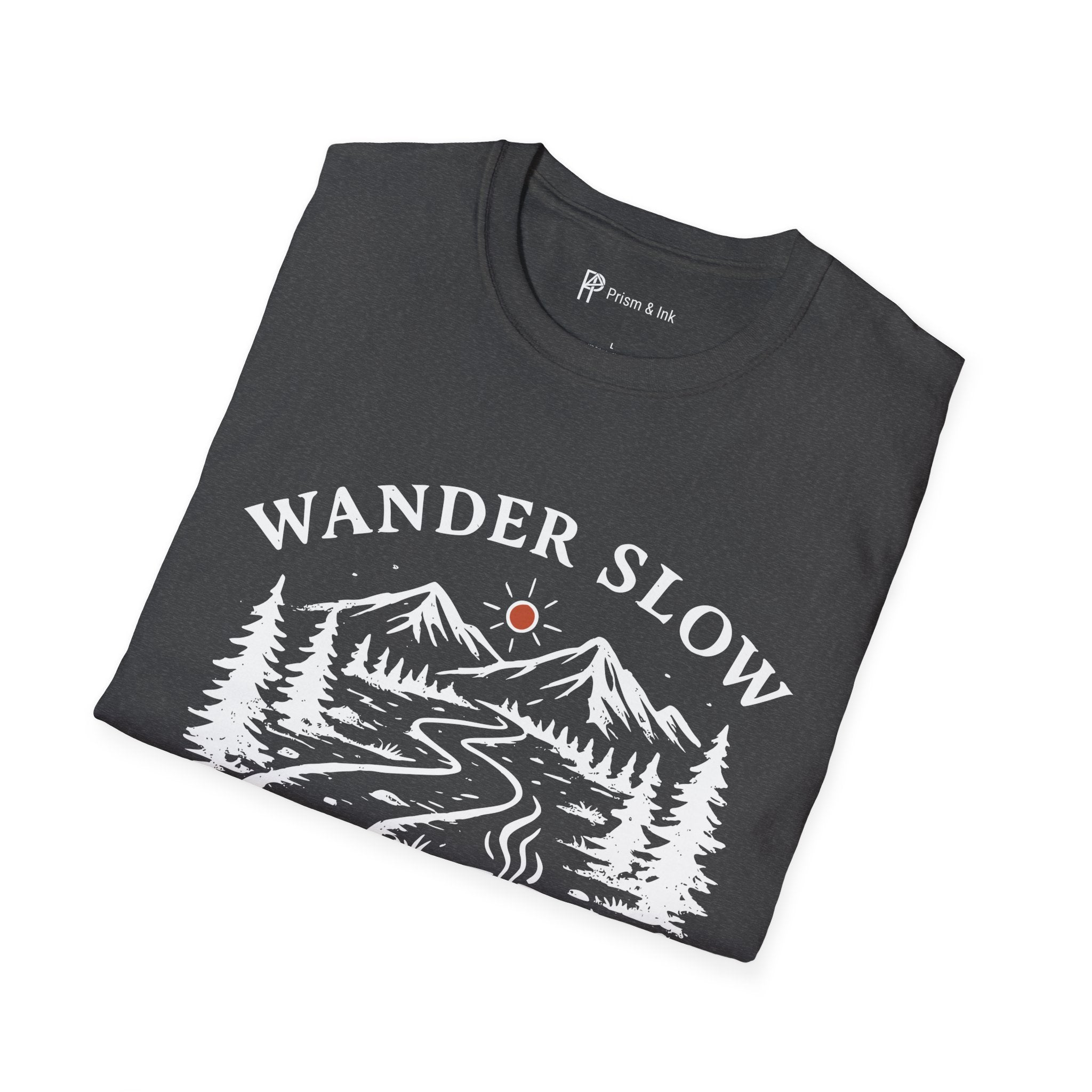 "Wander Slow" Mountain Trail T-Shirt