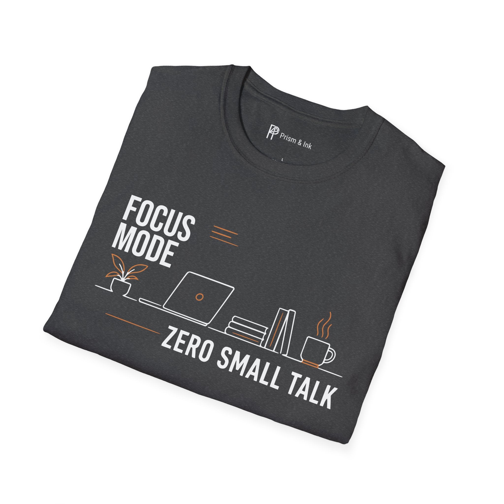 Focus Mode Zero Small Talk Coffee T-Shirt