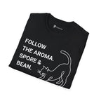 Follow the Aroma Cat Coffee T-Shirt