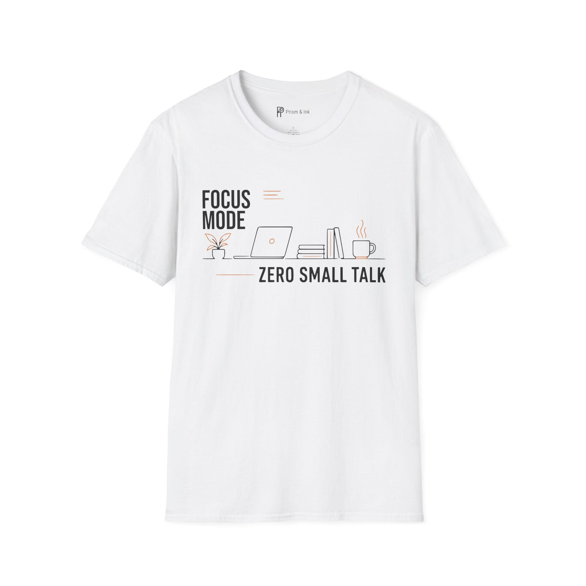Focus Mode Zero Small Talk Coffee T-Shirt