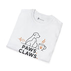 Paws Claws Coffee Pet Lover T-Shirt