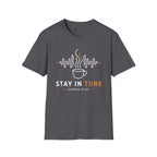 Stay In Tune Frequency Wave Coffee T-Shirt