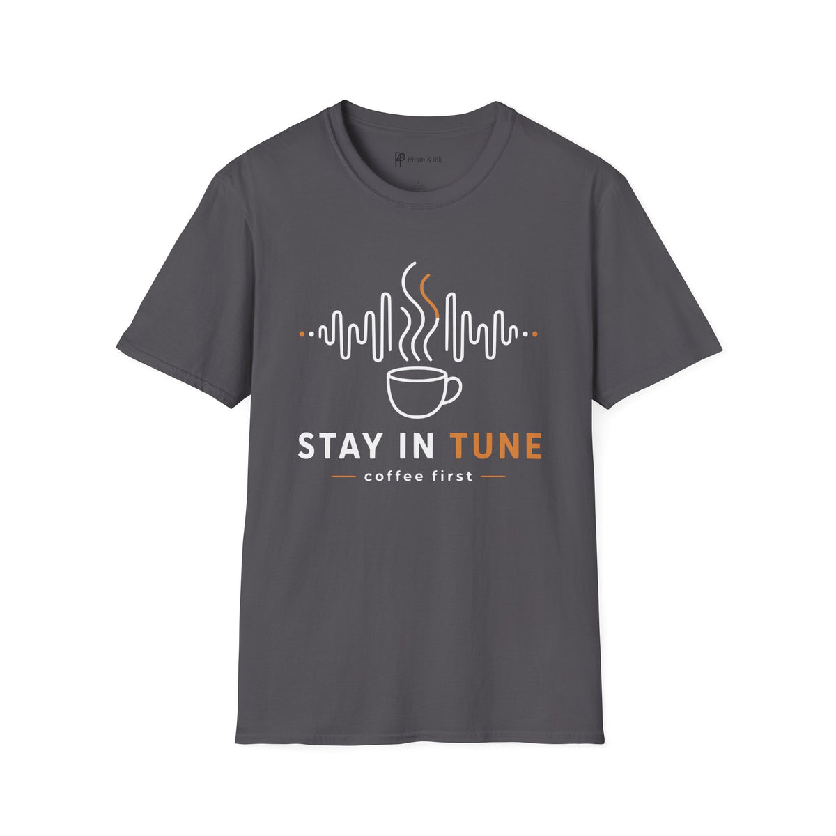 Stay In Tune Frequency Wave Coffee T-Shirt
