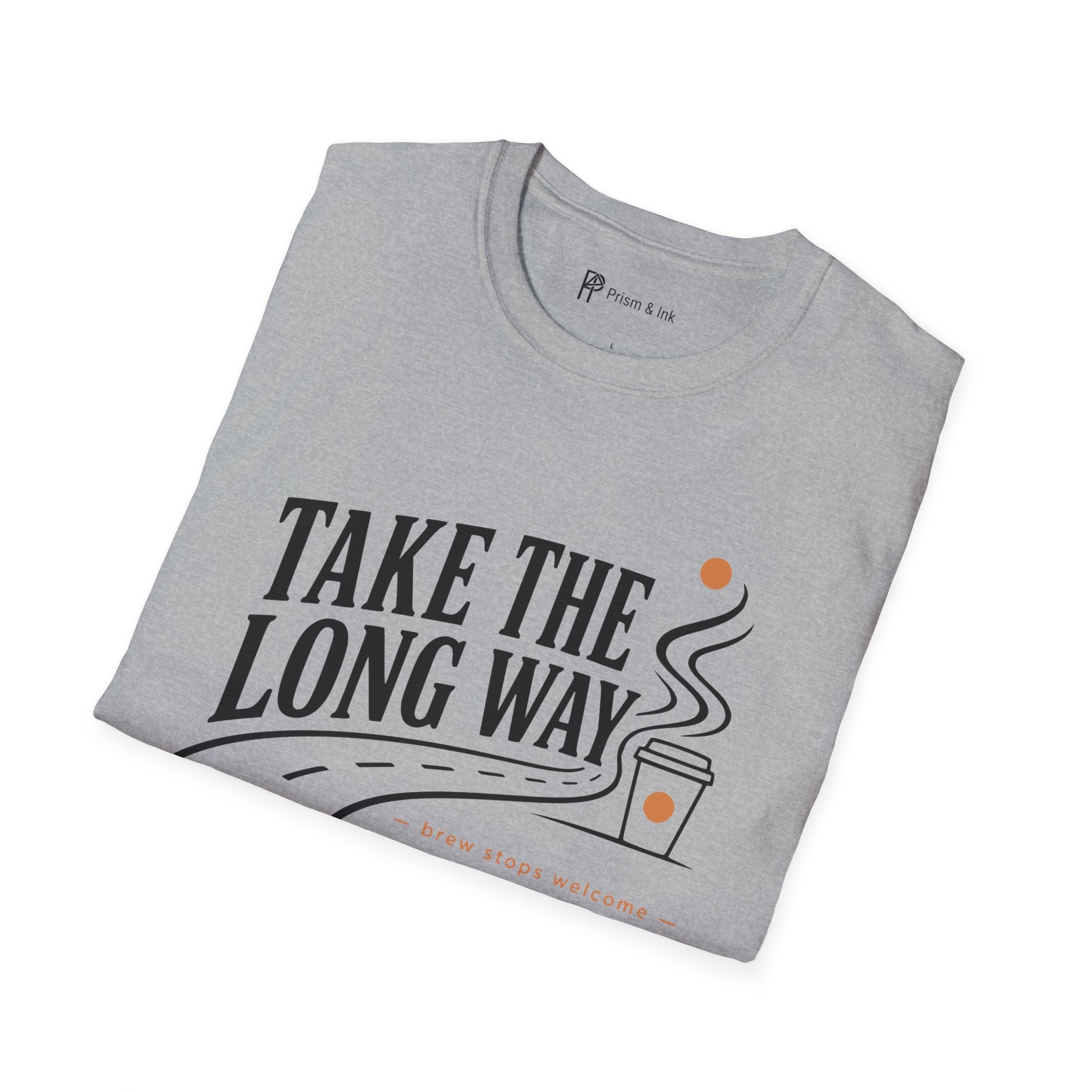 Take The Long Way Coffee Road Trip T-Shirt