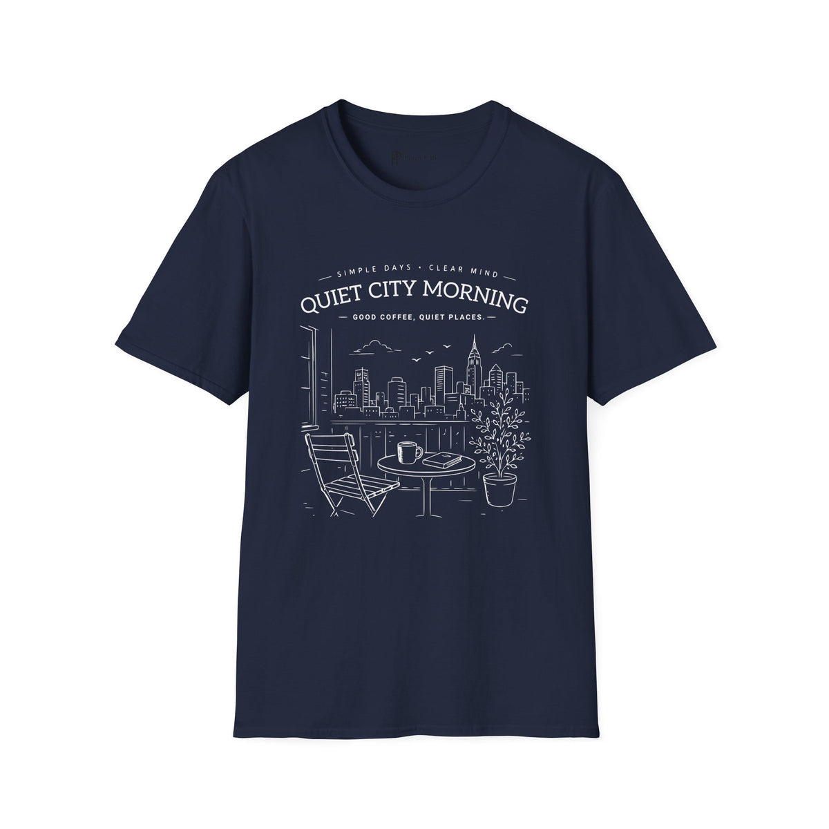 Quiet City Morning Coffee T-Shirt
