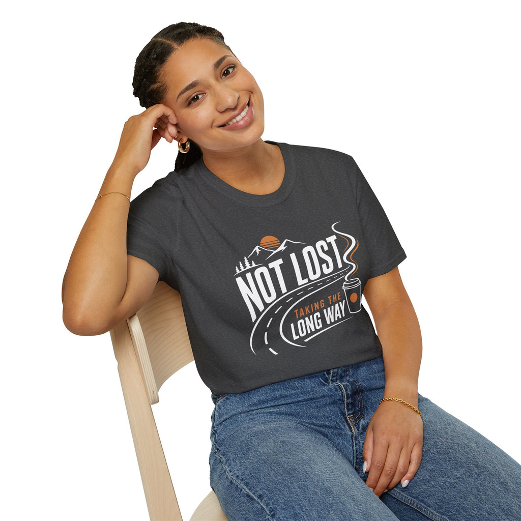 Not Lost Taking The Long Way Coffee T-Shirt