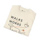 Walks Before Words Dog Coffee T-Shirt