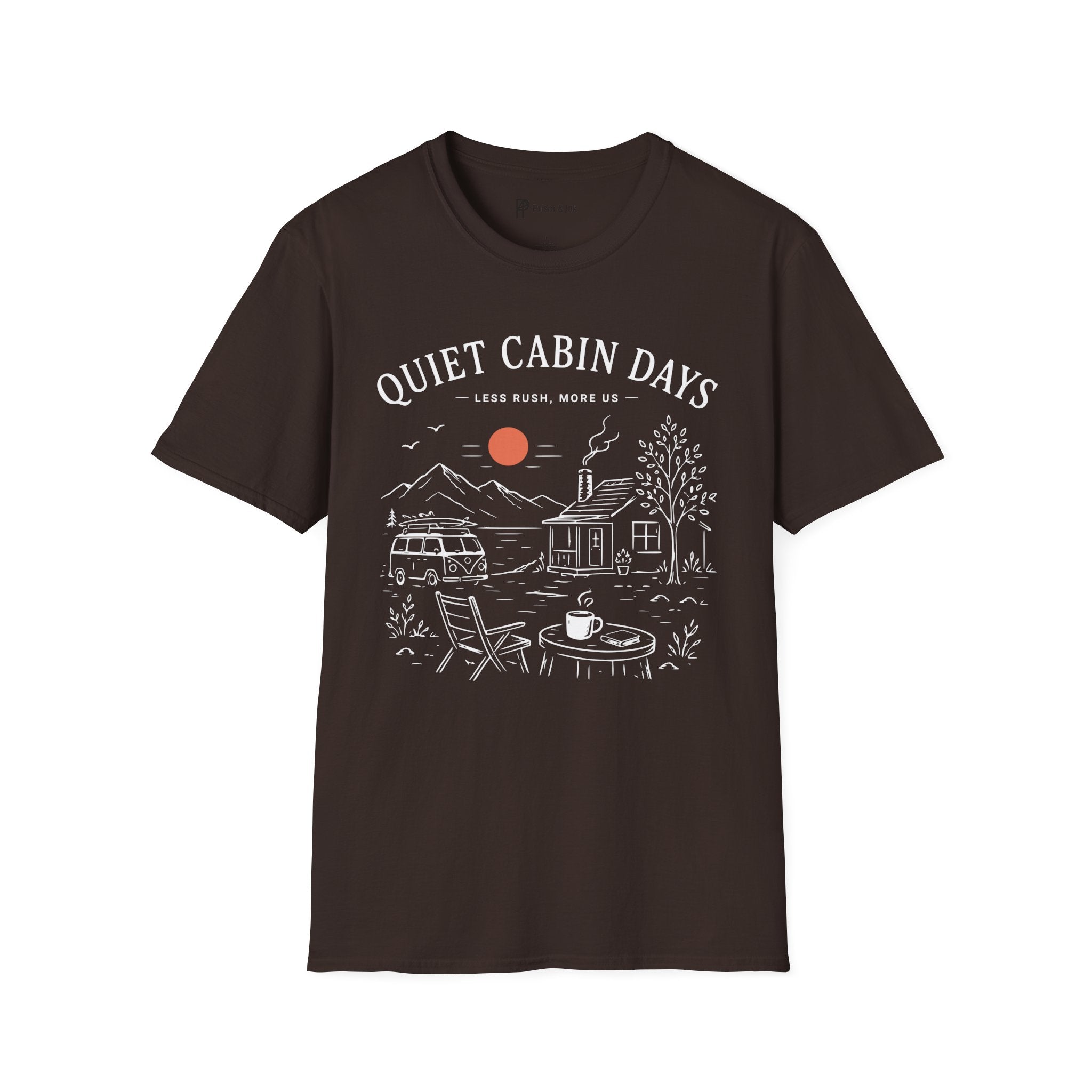 Quiet Cabin Days Coffee Escape T-Shirt