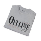 OFFLINE Coffee Mode System Reset Focus T-Shirt